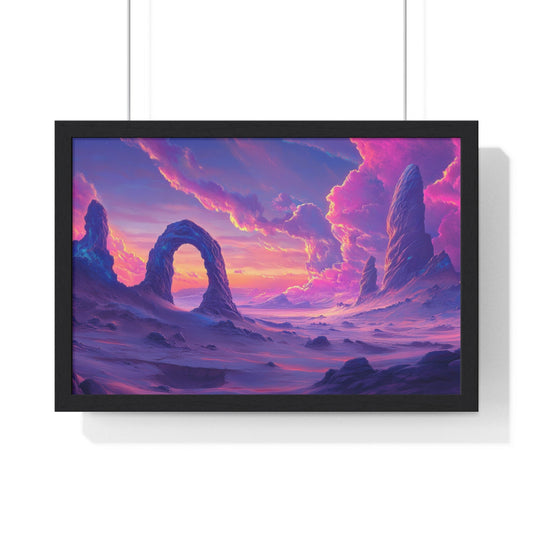 The Violet Arch — Framed Print - JG Visual Arts