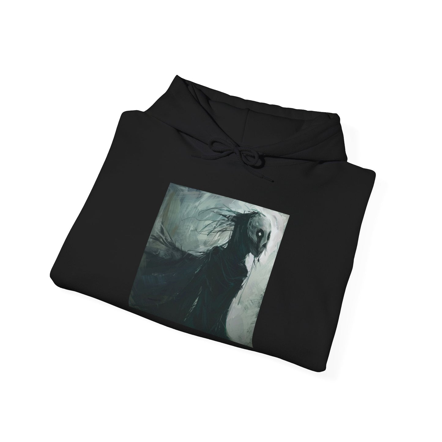 The Watcher — Skeletal Mask Hoodie - JG Visual Arts