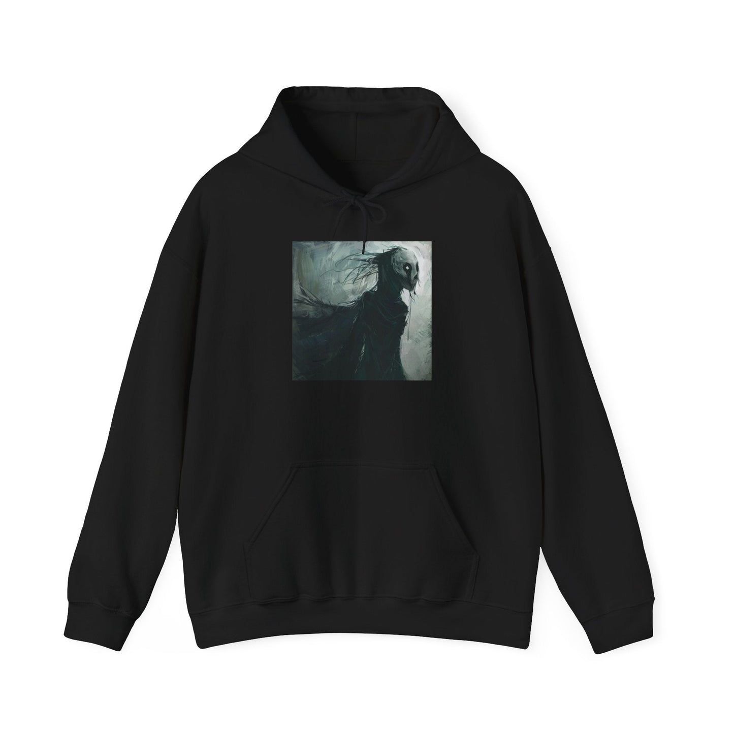 The Watcher — Skeletal Mask Hoodie - JG Visual Arts