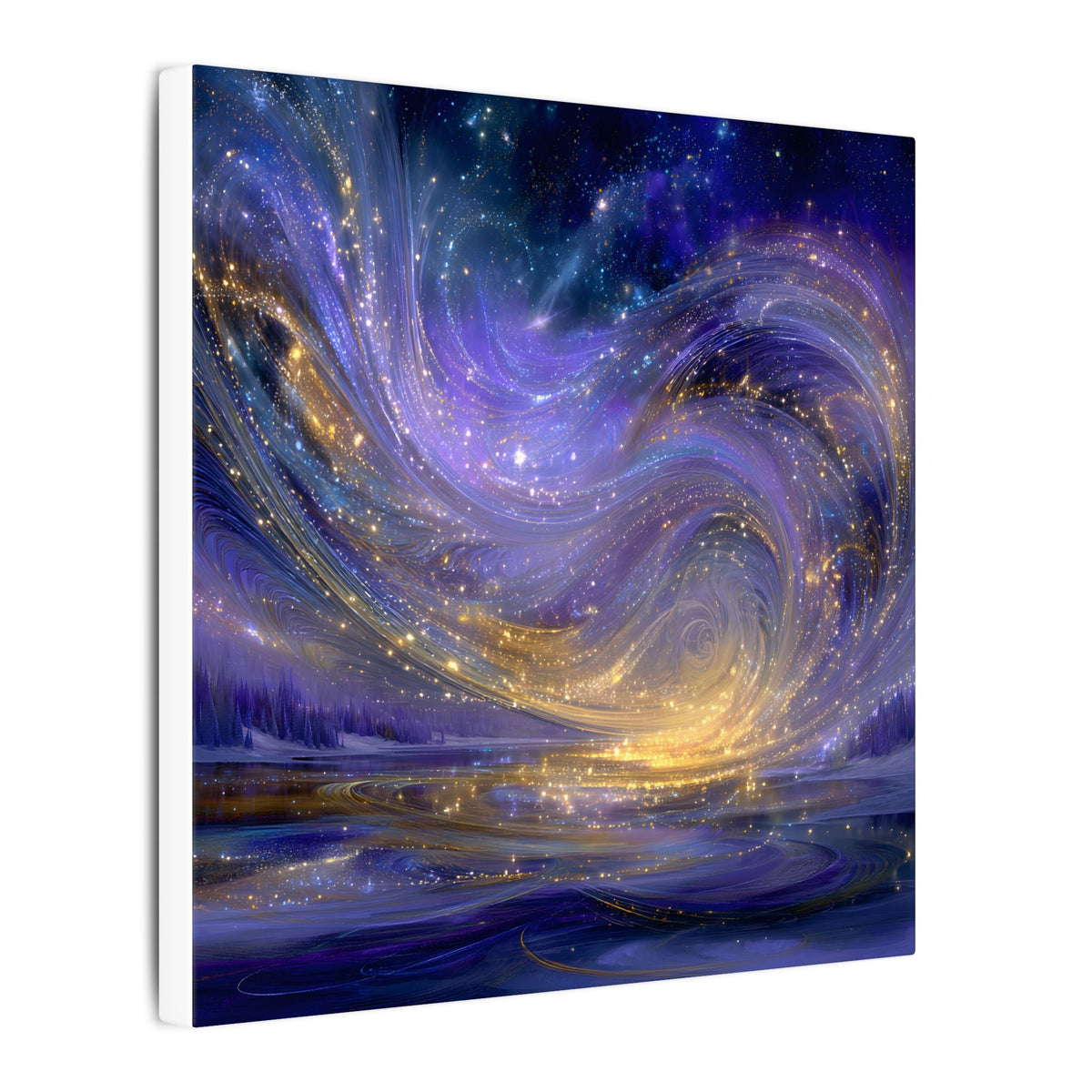 The Weaving Sky — Square Canvas - JG Visual Arts