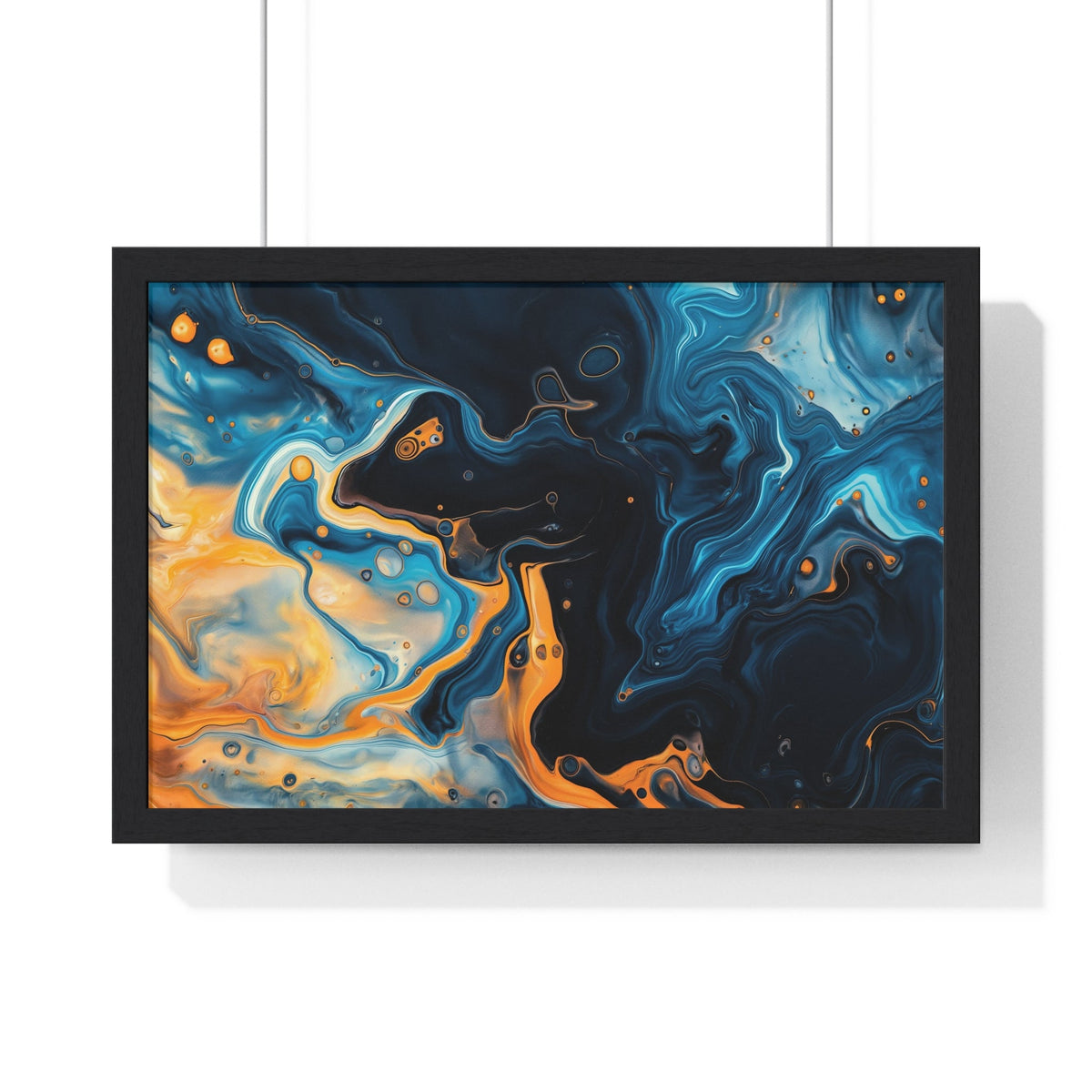 Tidal Abyss Framed Print - JG Visual Arts