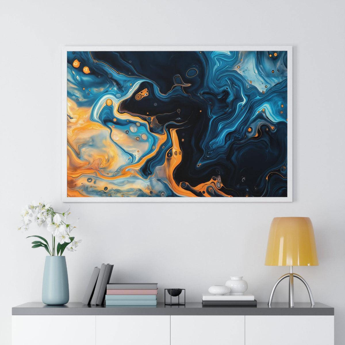Tidal Abyss Framed Print - JG Visual Arts
