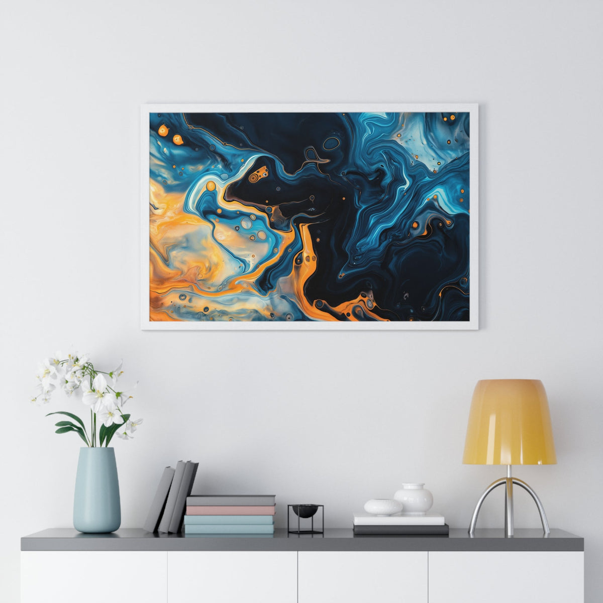 Tidal Abyss Framed Print - JG Visual Arts