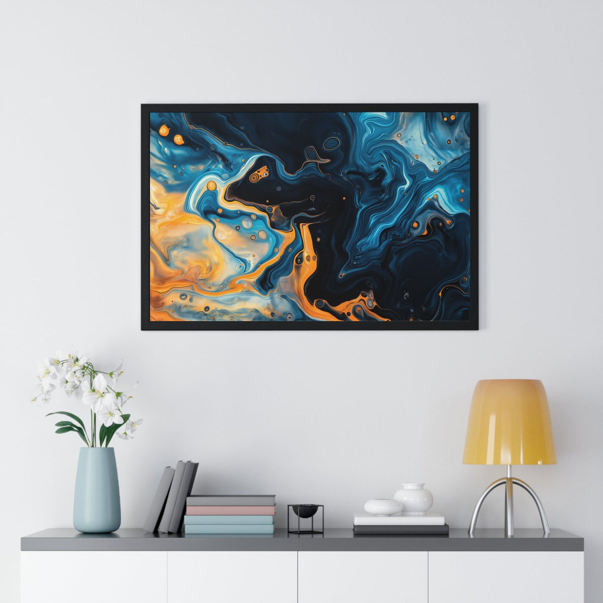 Tidal Abyss Framed Print - JG Visual Arts
