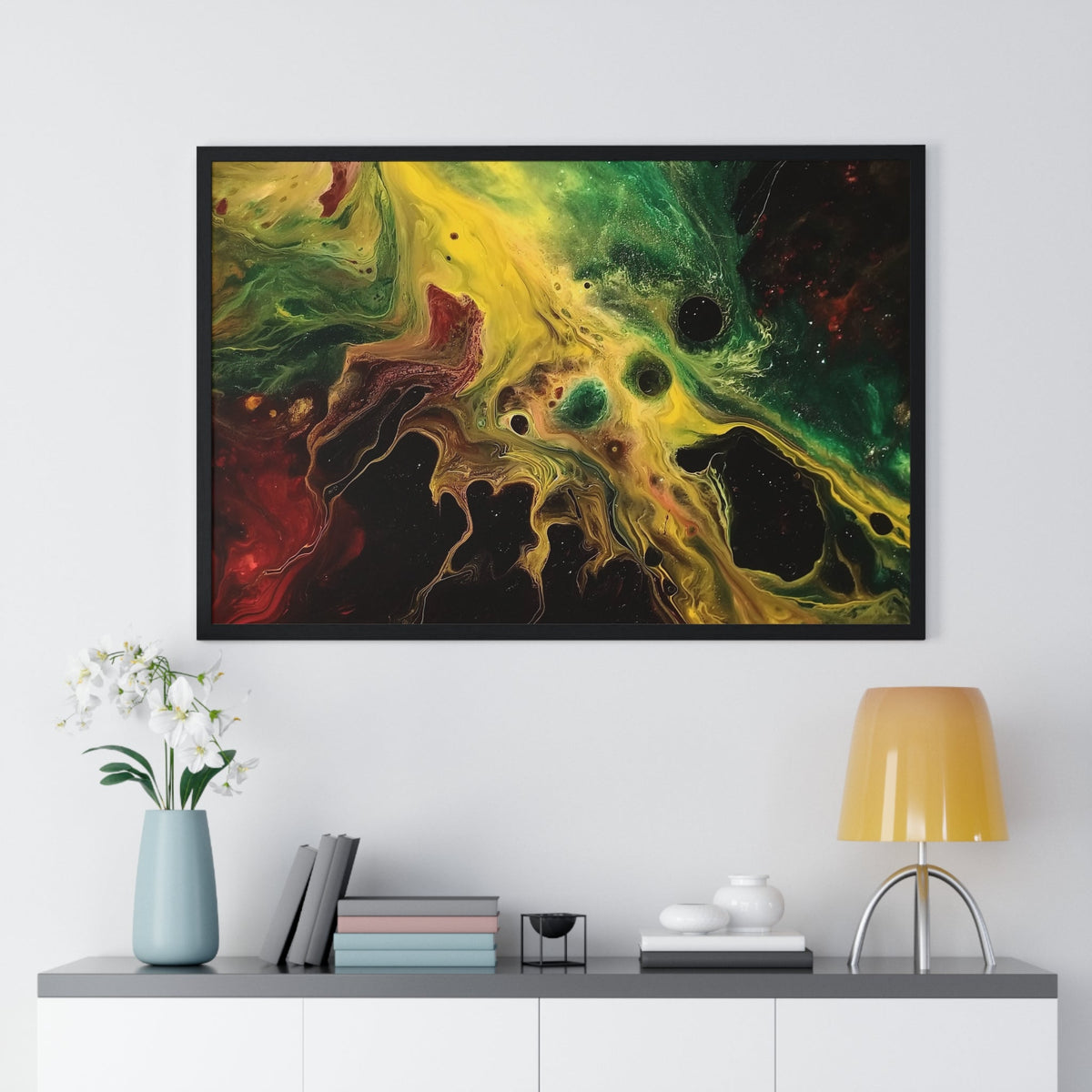 Voltaic Field Framed Print - JG Visual Arts