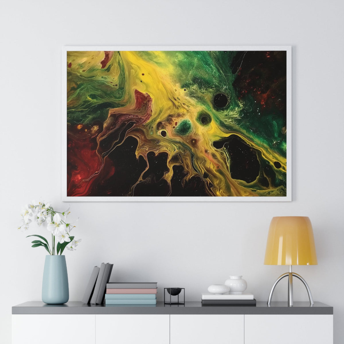 Voltaic Field Framed Print - JG Visual Arts