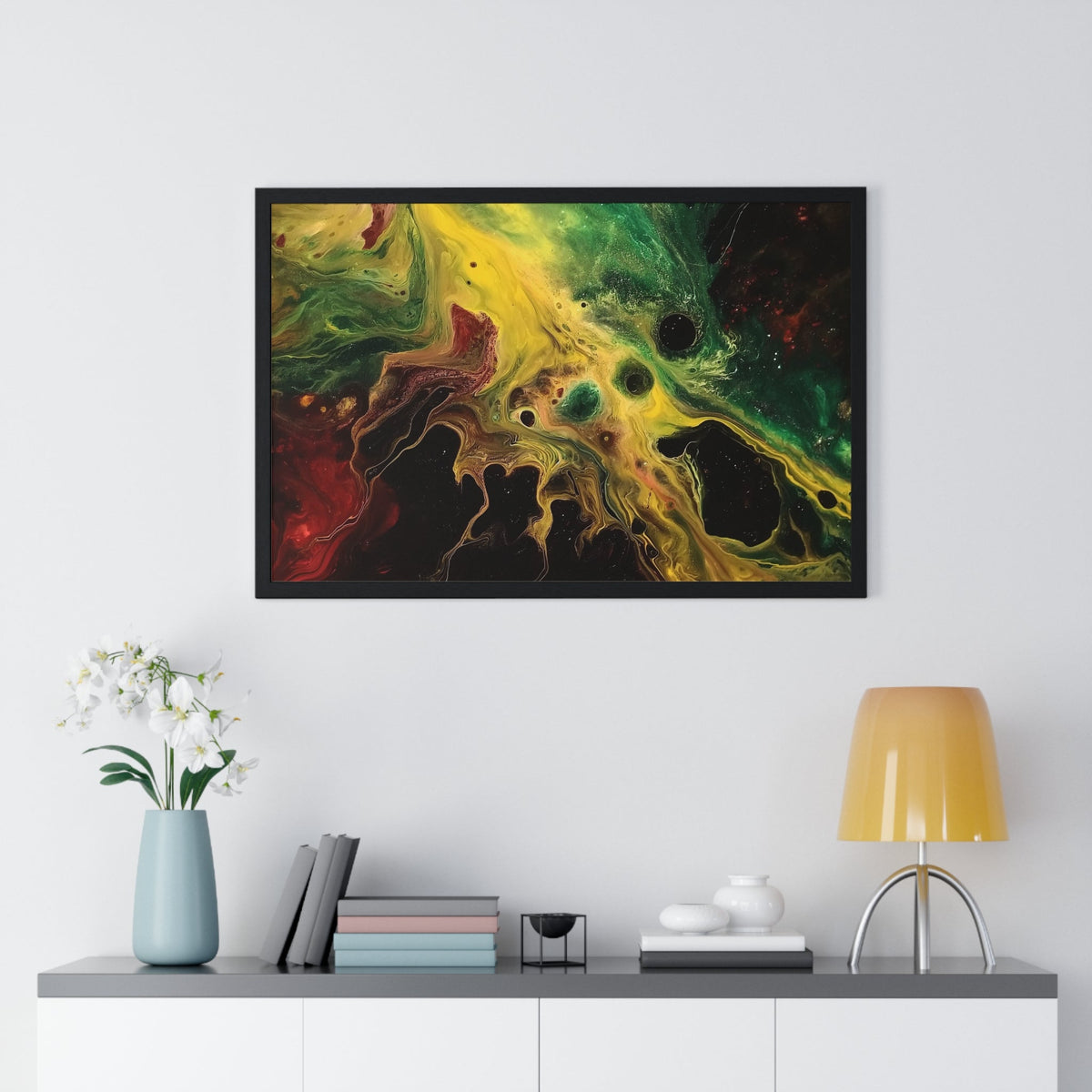 Voltaic Field Framed Print - JG Visual Arts