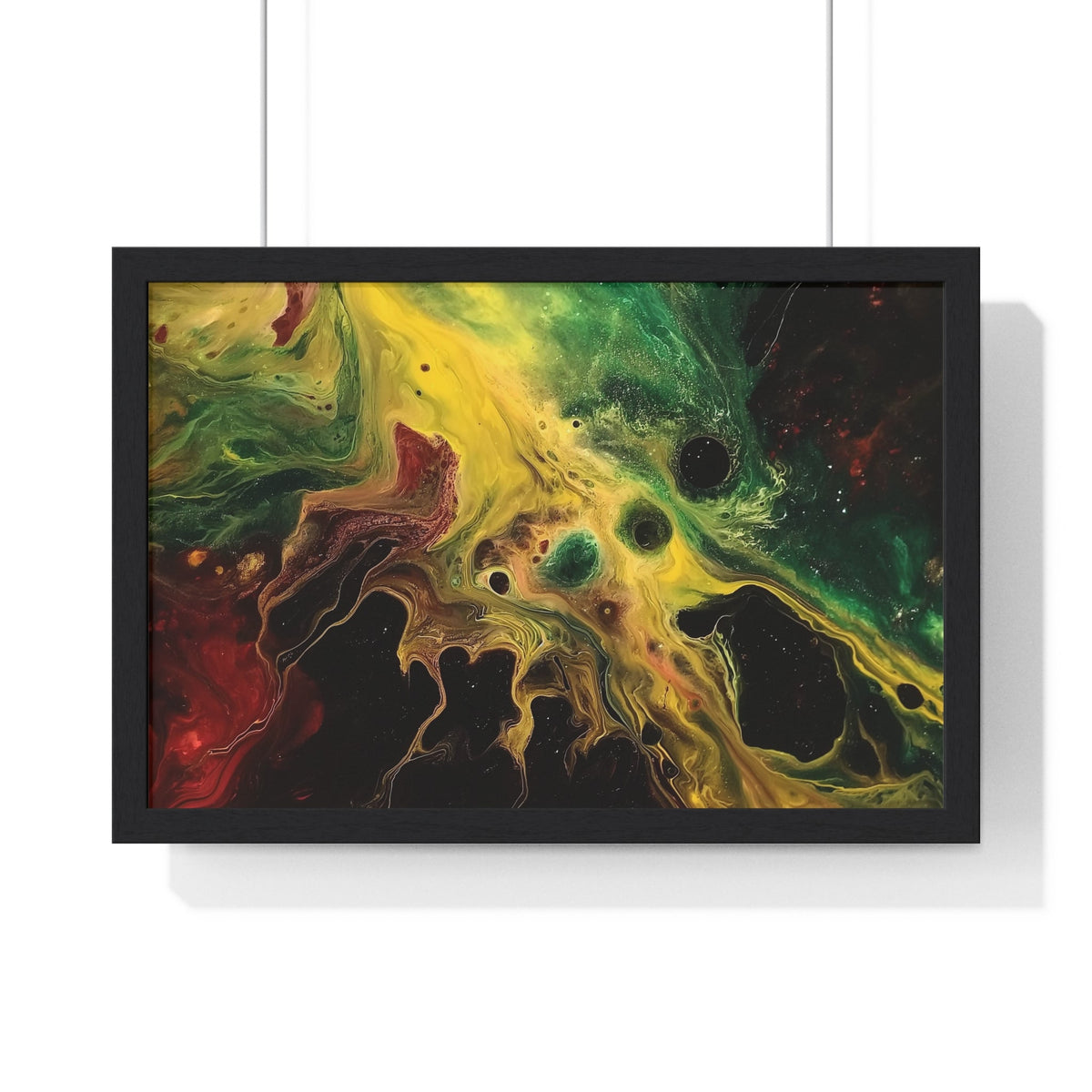 Voltaic Field Framed Print - JG Visual Arts