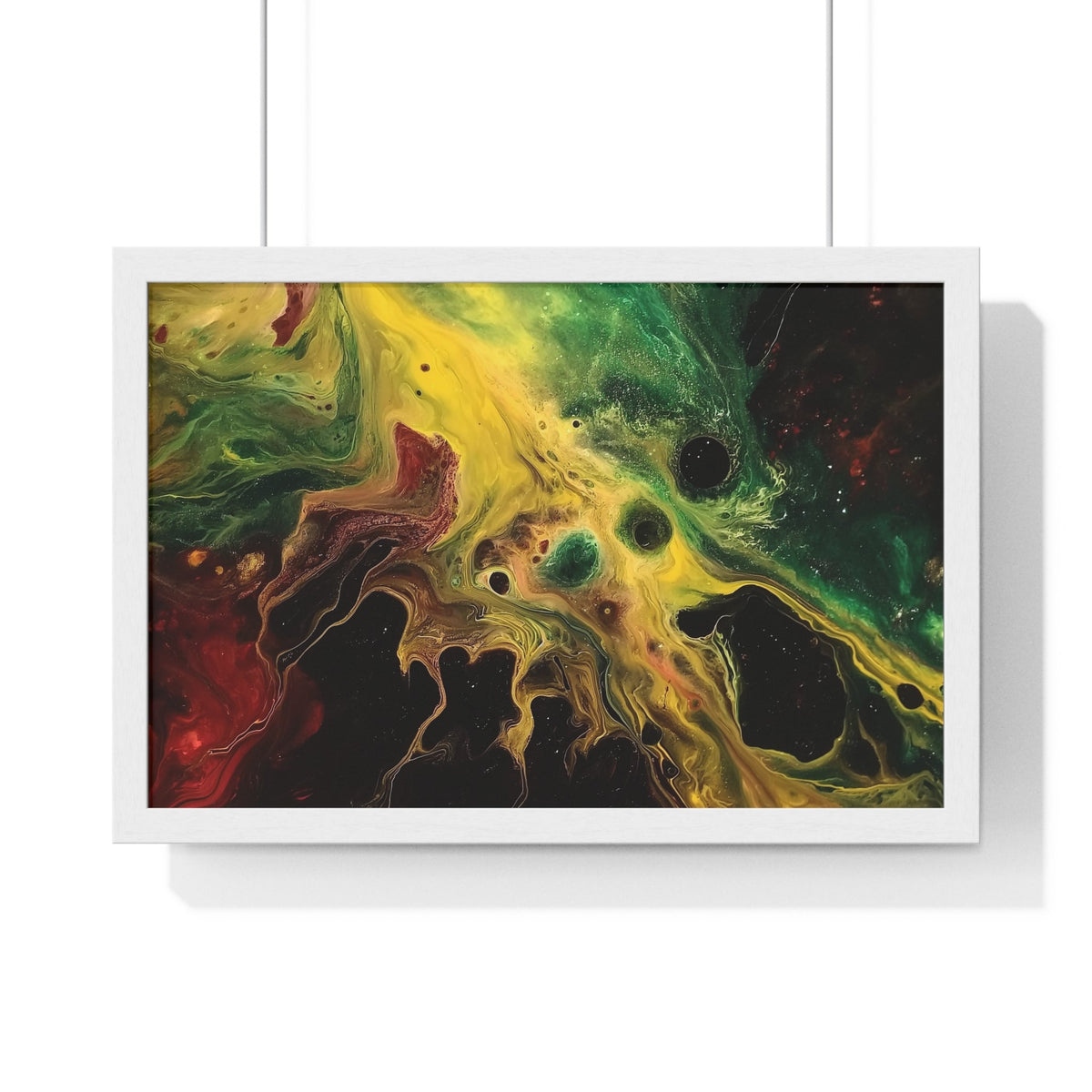 Voltaic Field Framed Print - JG Visual Arts