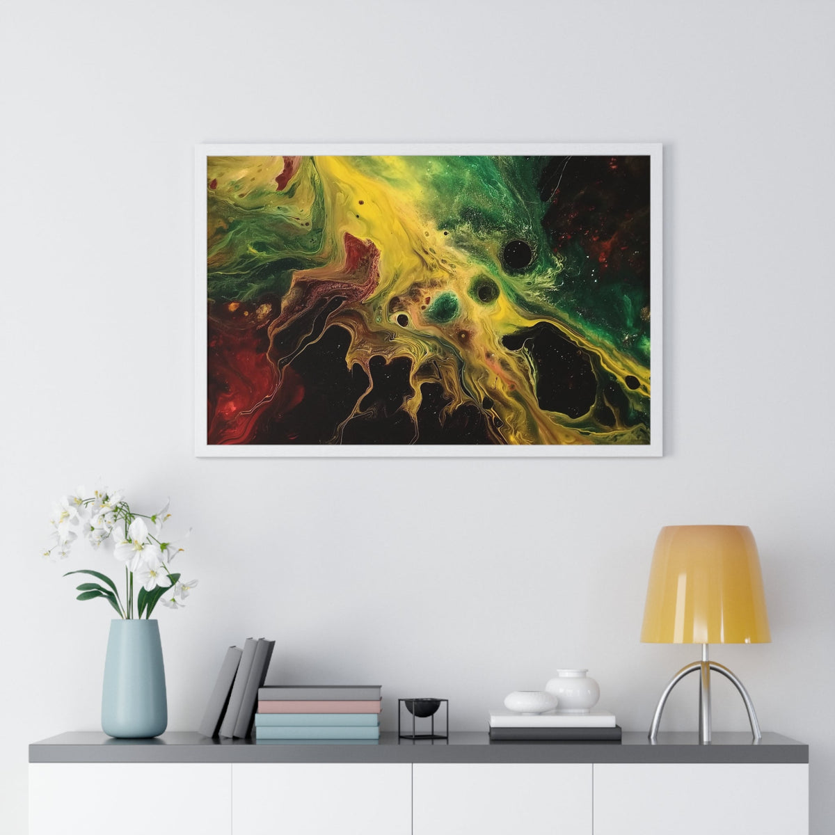 Voltaic Field Framed Print - JG Visual Arts