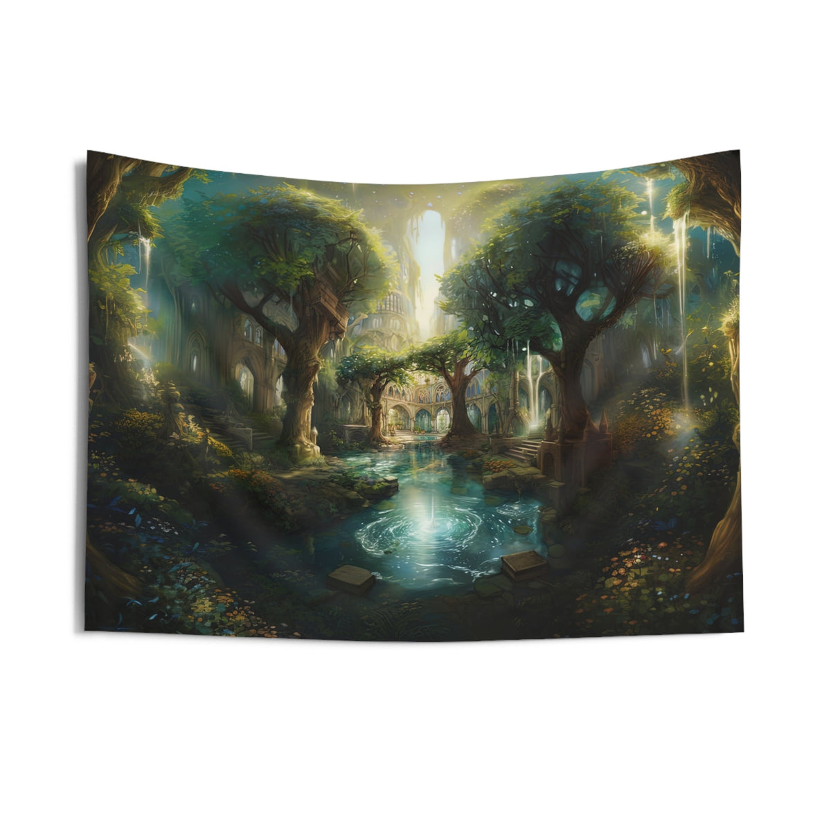 Where the Light Falls Wall Tapestry - JG Visual Arts