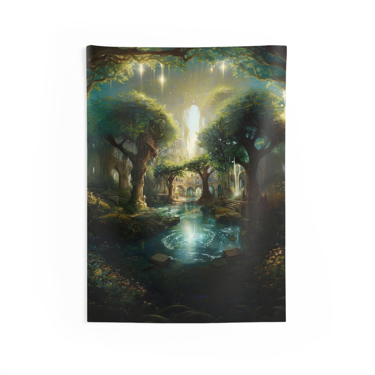 Where the Light Falls Wall Tapestry - JG Visual Arts