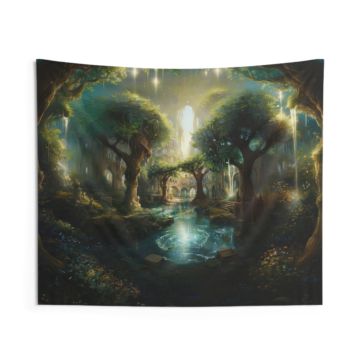 Where the Light Falls Wall Tapestry - JG Visual Arts