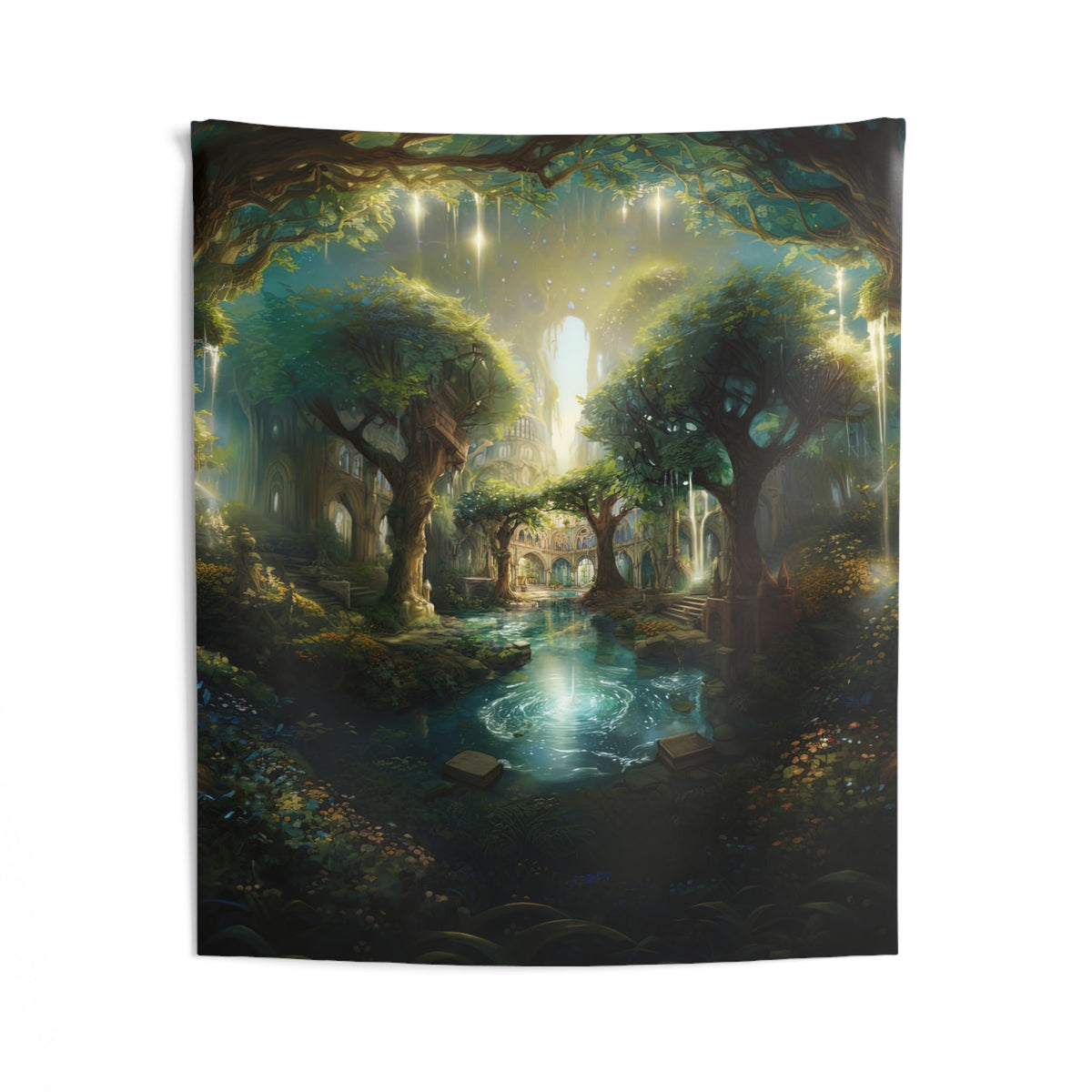 Where the Light Falls Wall Tapestry - JG Visual Arts
