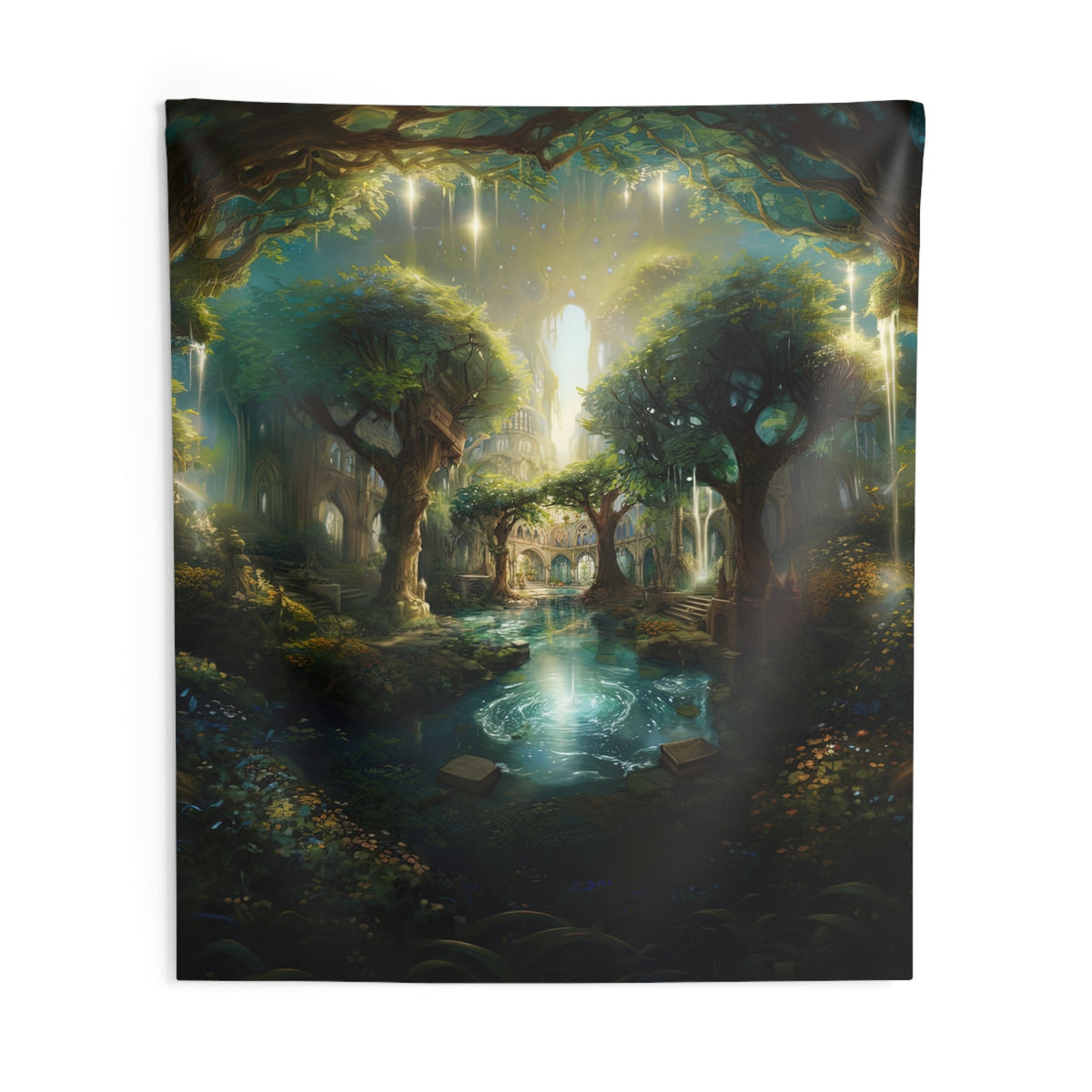 Where the Light Falls Wall Tapestry - JG Visual Arts