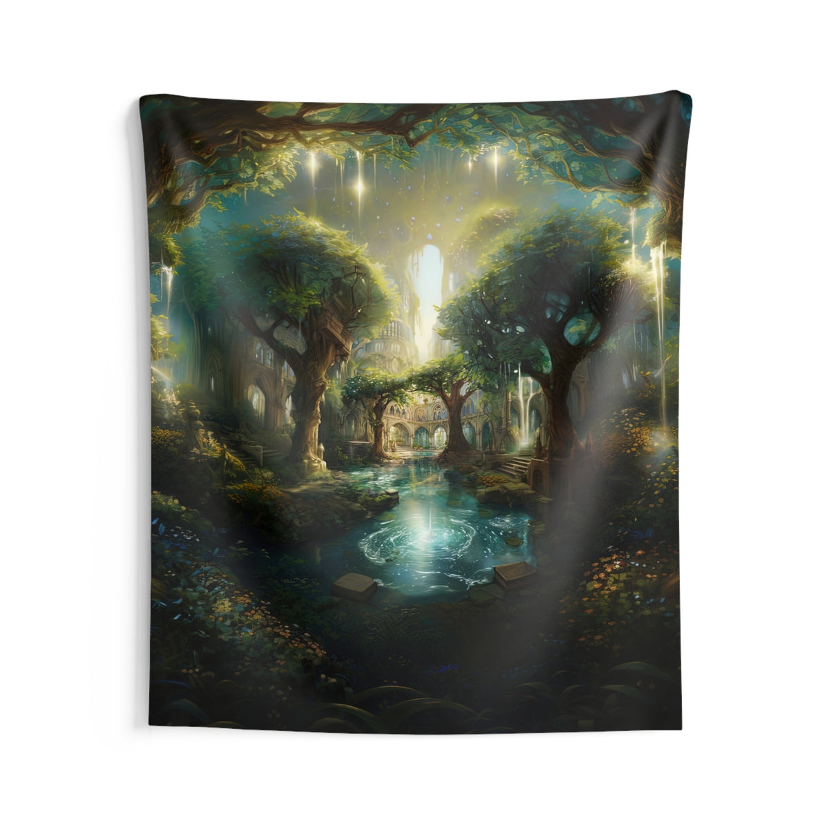 Where the Light Falls Wall Tapestry - JG Visual Arts