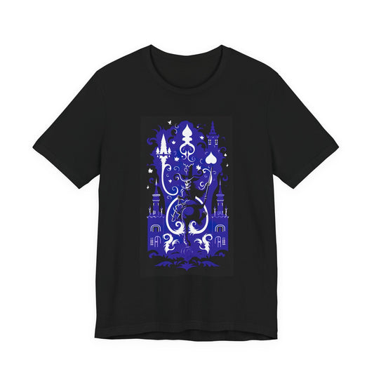 Witching Hour — Skeleton on a Broomstick Tee - JDG Visual Arts