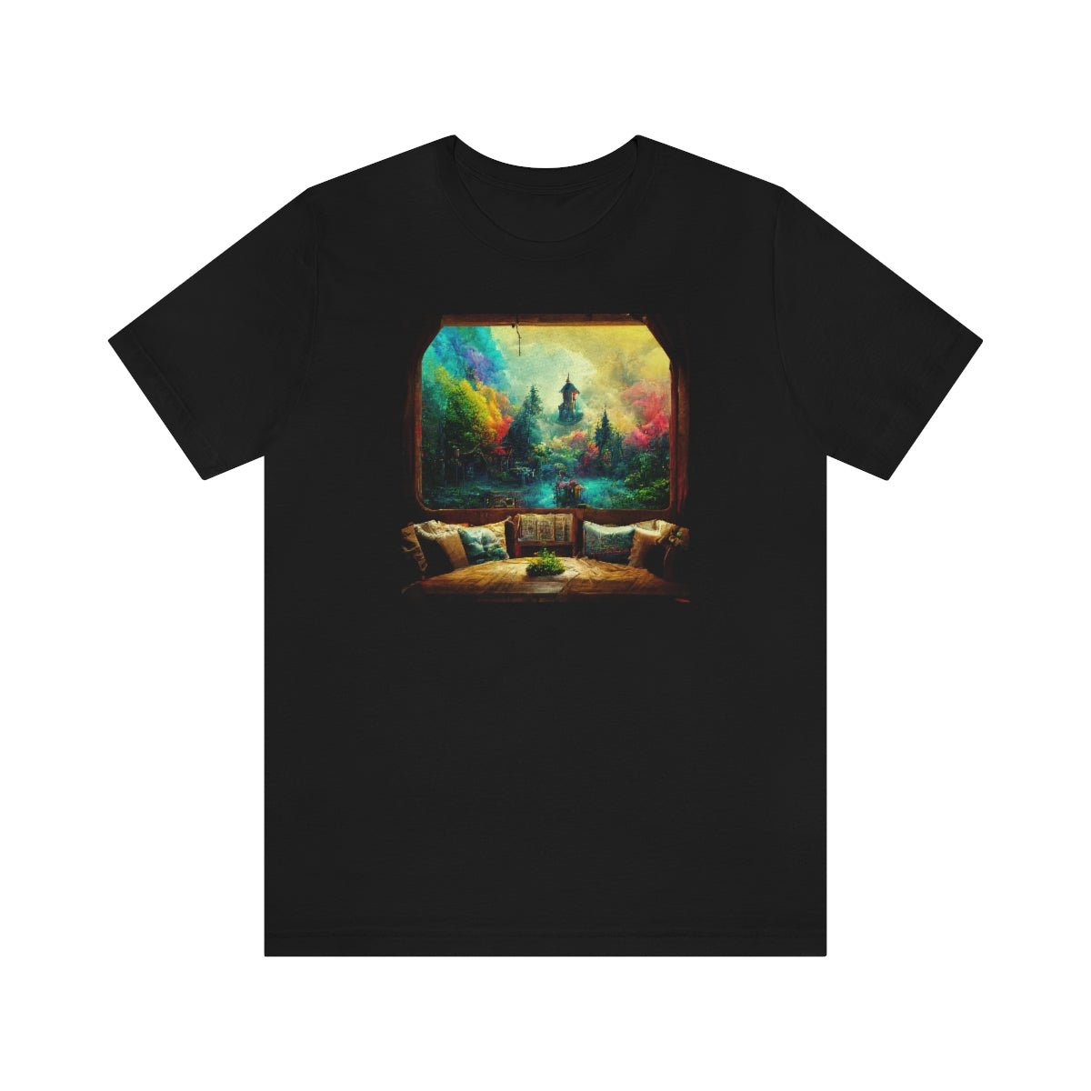 "Worlds within Worlds" - Unisex Jersey Short Sleeve Tee - JDG Visual Arts