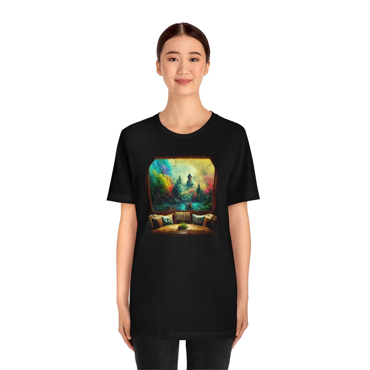 "Worlds within Worlds" - Unisex Jersey Short Sleeve Tee - JDG Visual Arts