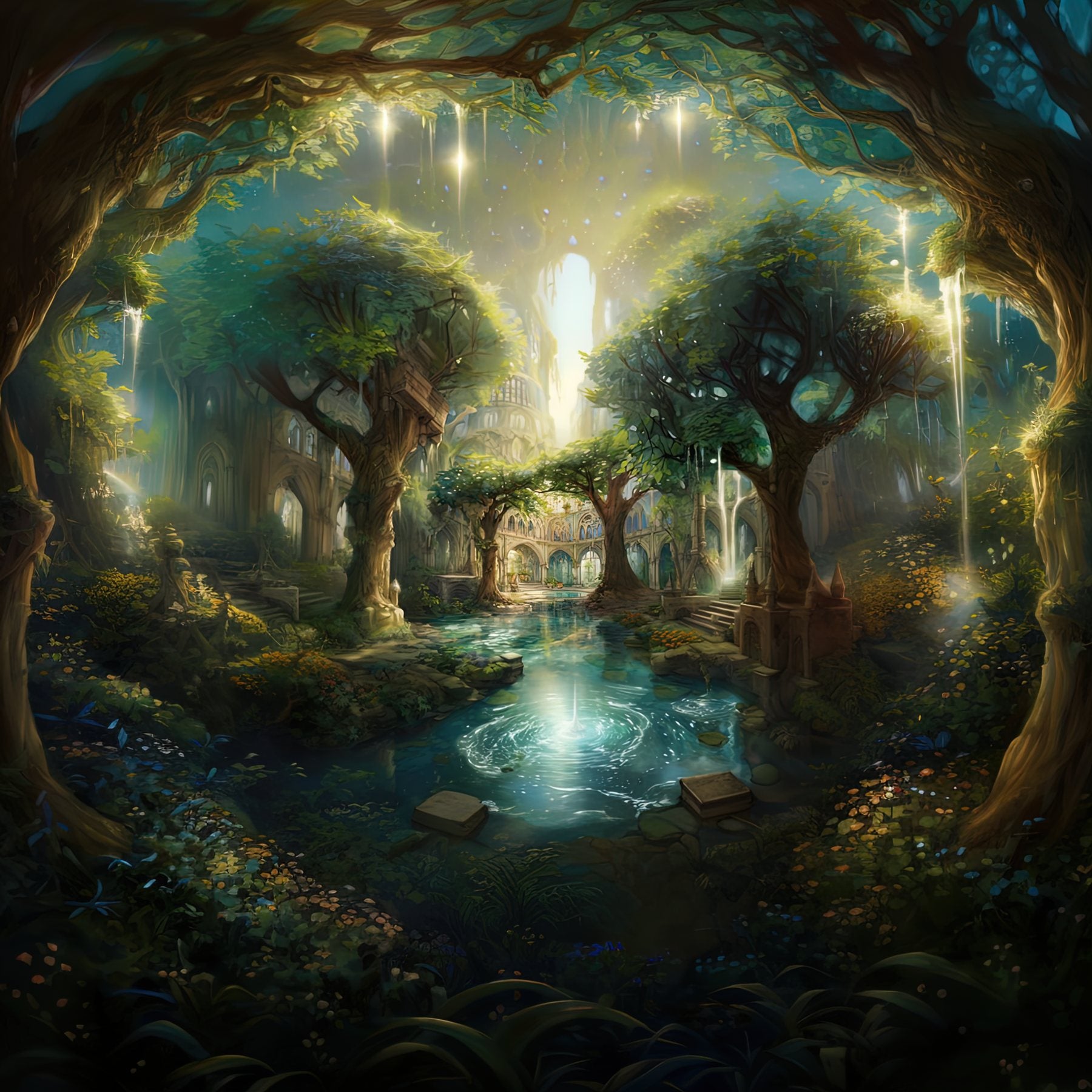 First Sight — plate III of The Green Cathedral